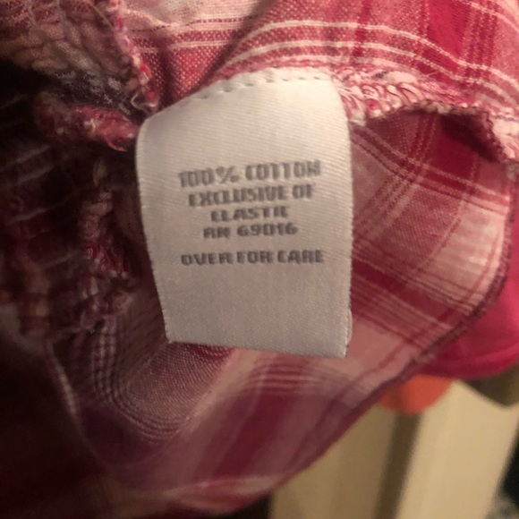 SALE Plaid Peasant Style Blouse - Picture 9 of 9